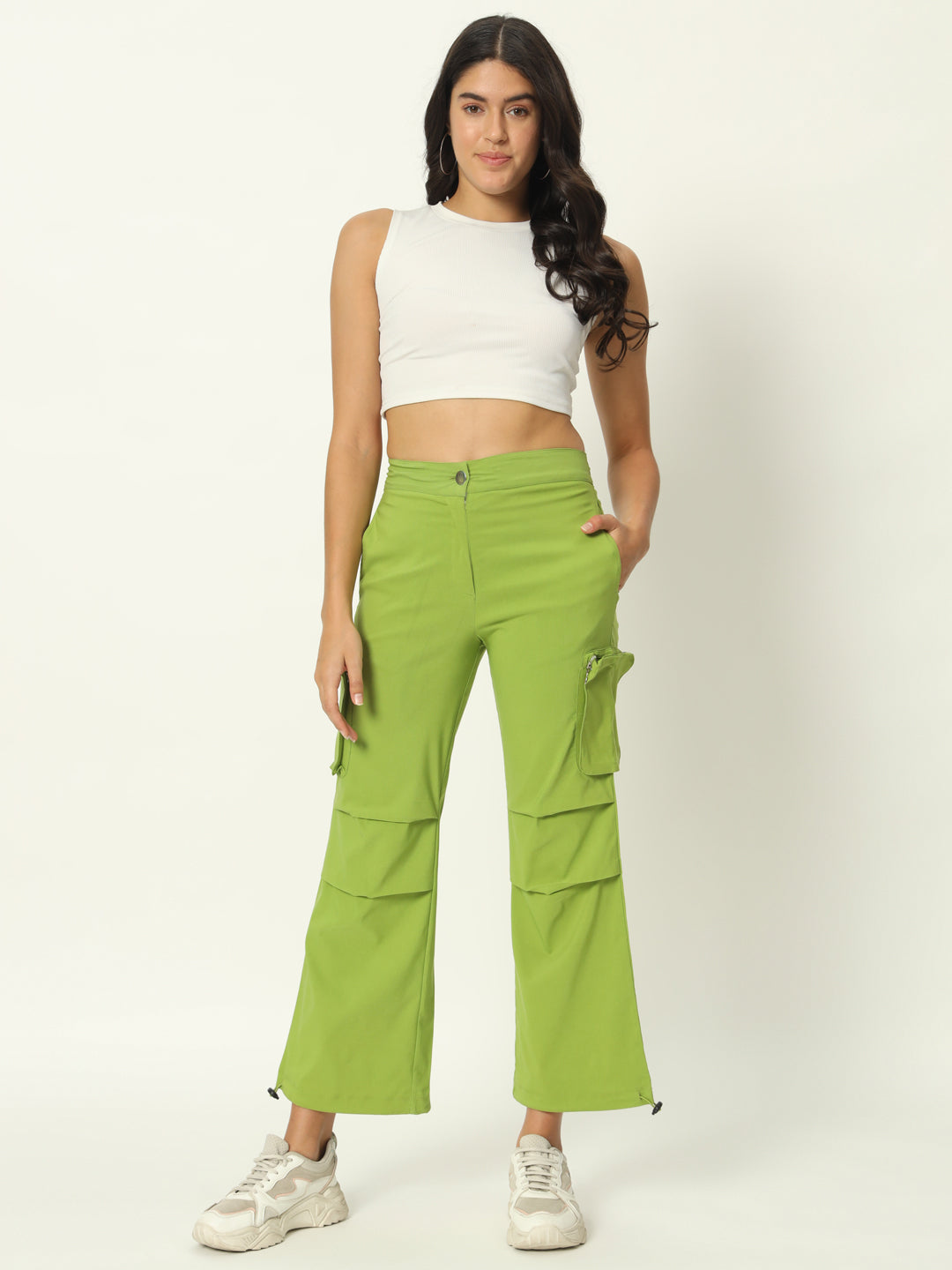 Women's Cargo Pants with Pockets | Women's Parachute Pants