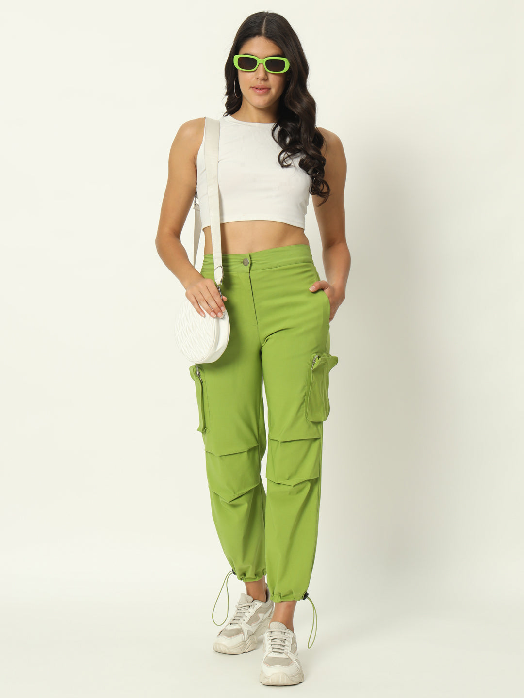 Women's Cargo Pants with Pockets | Women's Parachute Pants