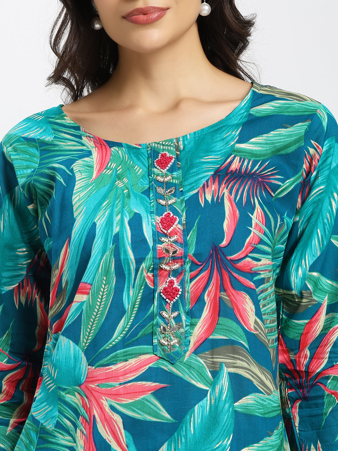 Printed Co-ord Set | Green
