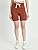 Women's Brown Shorts with Pockets and Drawstrings
