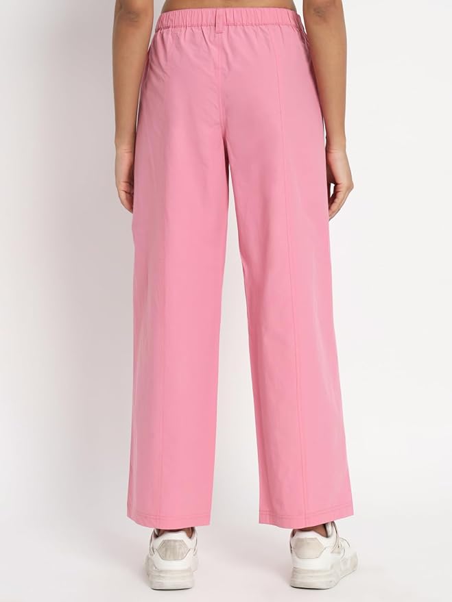 Women's Cargo Pants with Pockets | Pink