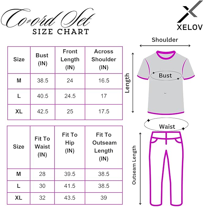 Women Co-ord set | Graphic Printed Pure Cotton T-Shirt With Trousers | Royal Blue