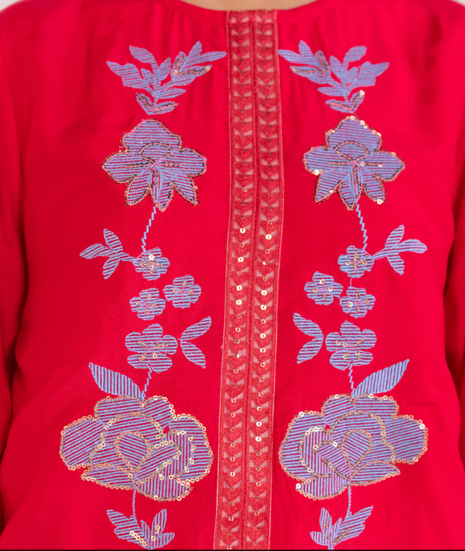 CO-ORD SET | CHERRY RED