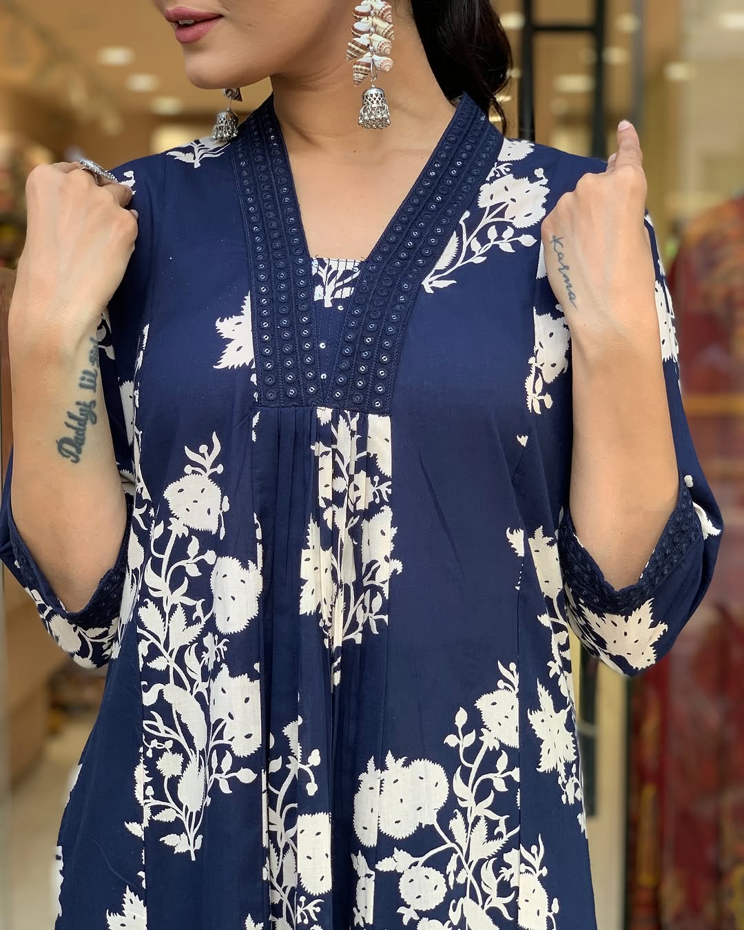Jaipur Anarkali Suite Set | Blue