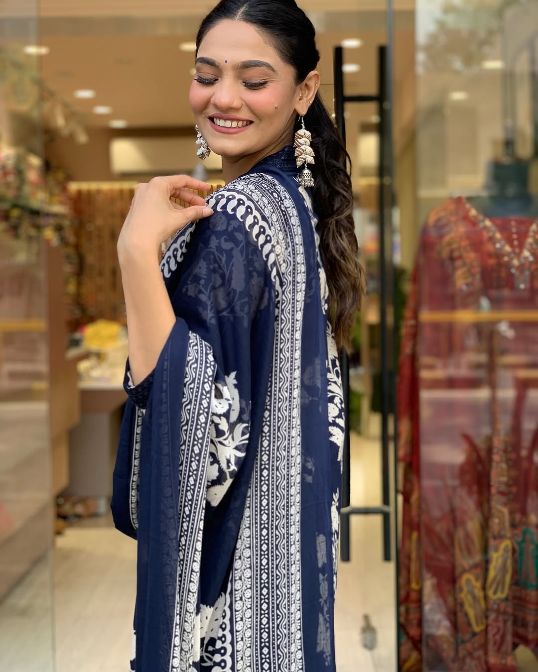 Jaipur Anarkali Suite Set | Blue