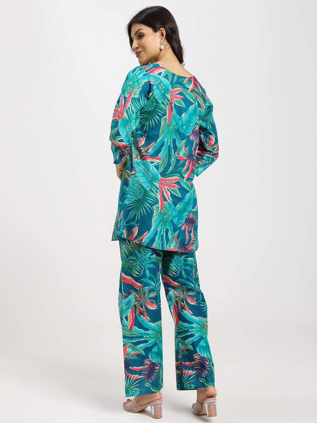 Printed Co-ord Set | Green