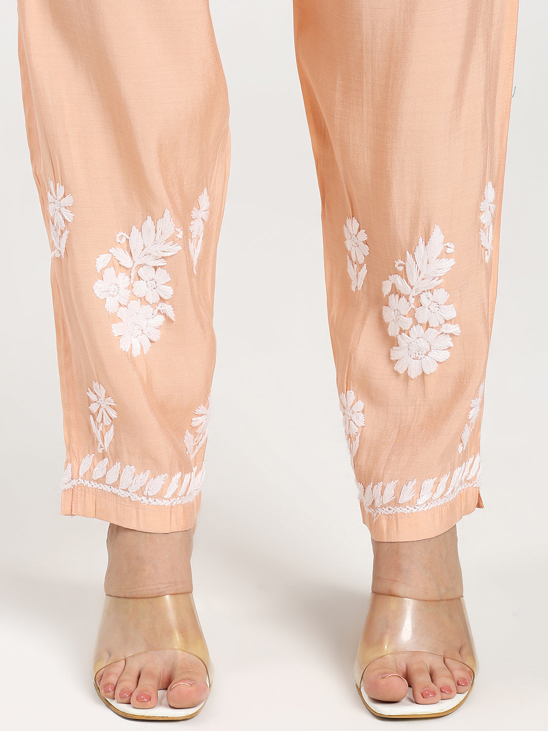 Chanderi Chikankari Coord Set